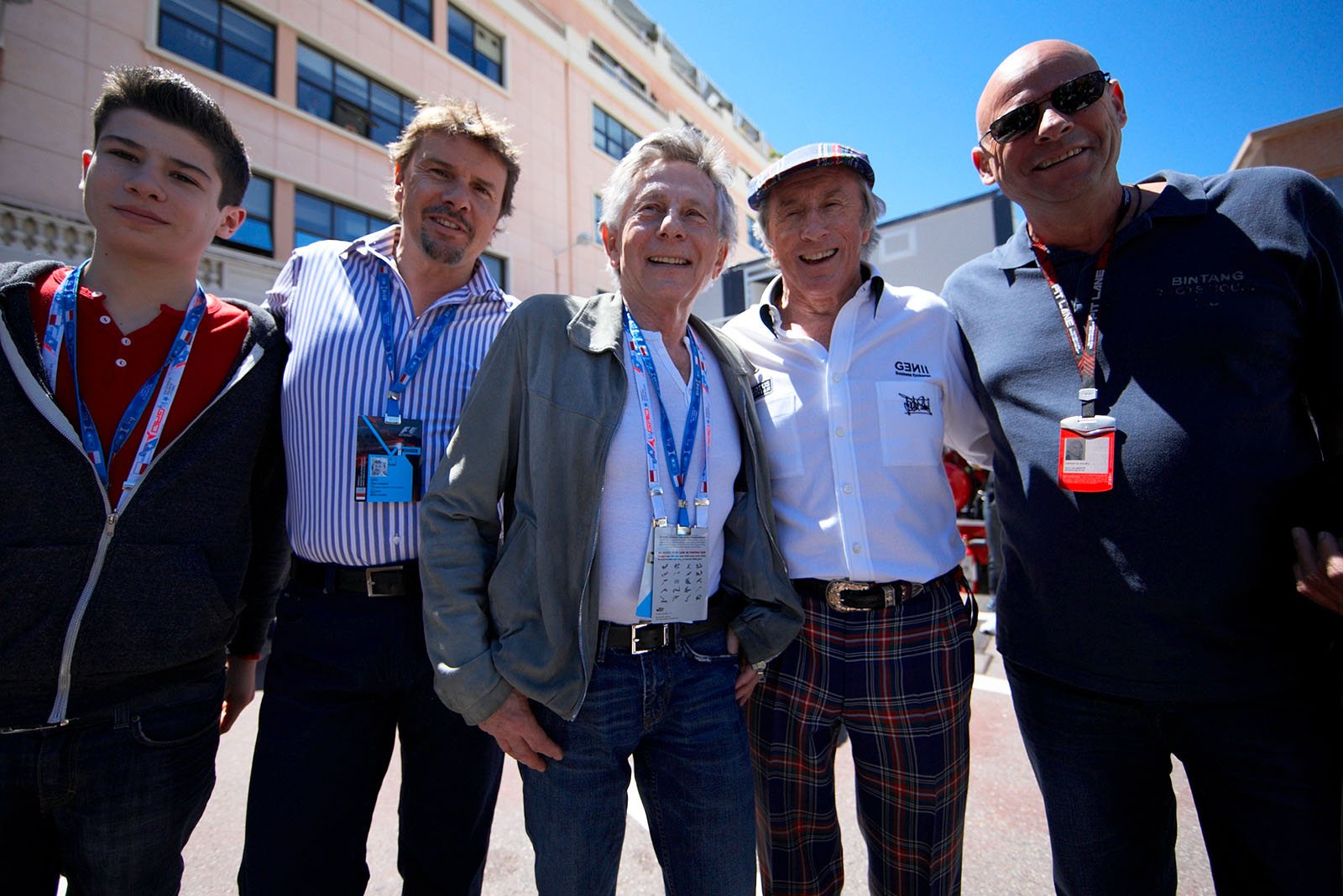 polanski mit seinem sohn ganz links