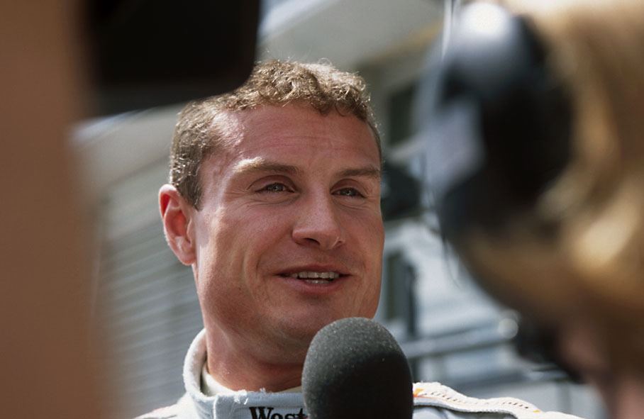 David beeing interviewed