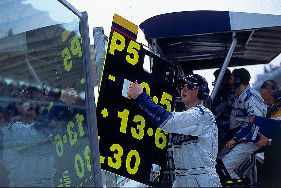 Montoya's pitboard