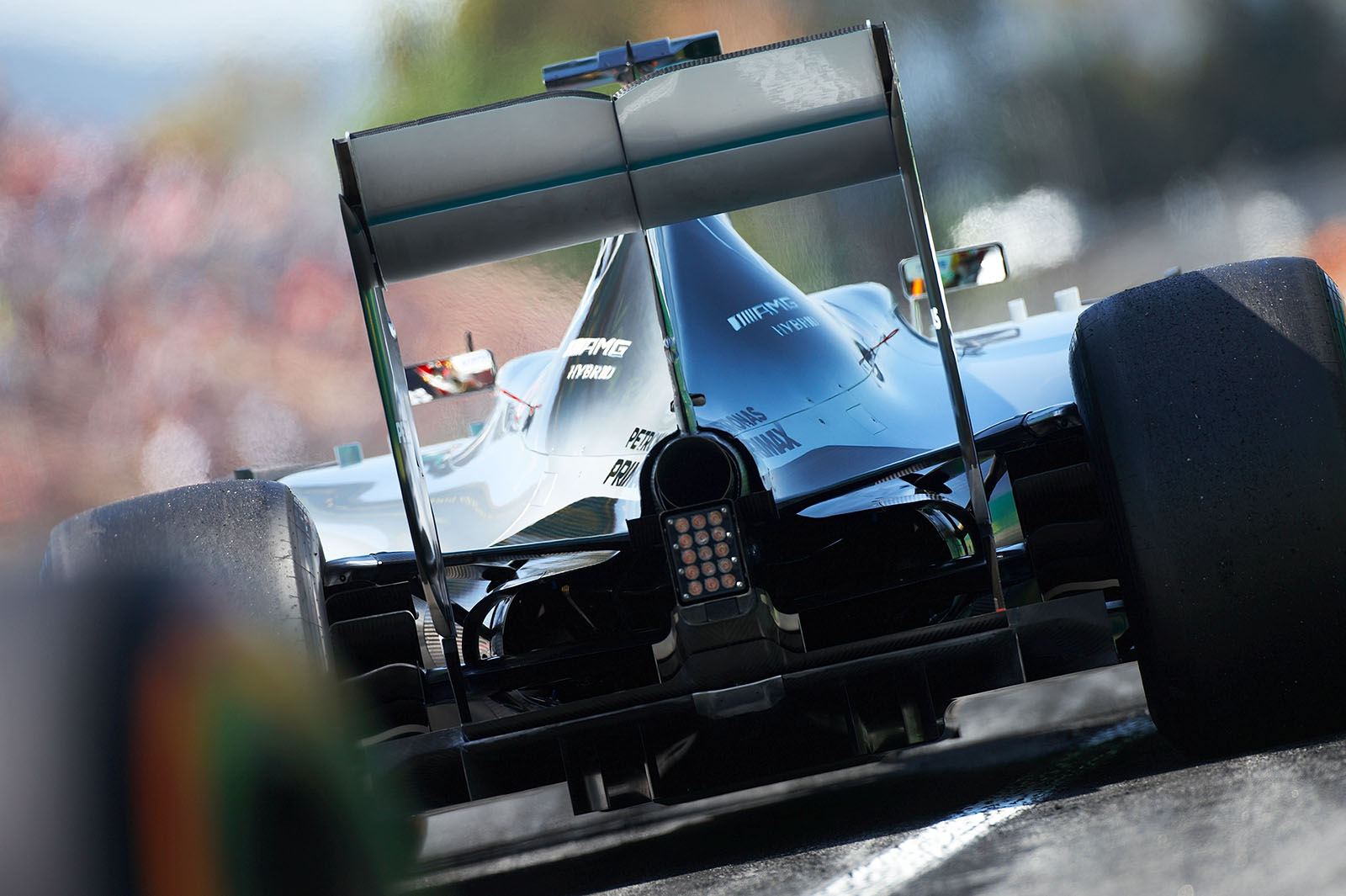 Ready to open Friday's 2nd practice session: Lewis Hamilton, Mercedes, Spanish Grand Prix, Barcelona, 2015