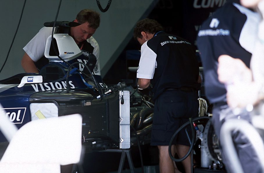 In the pits