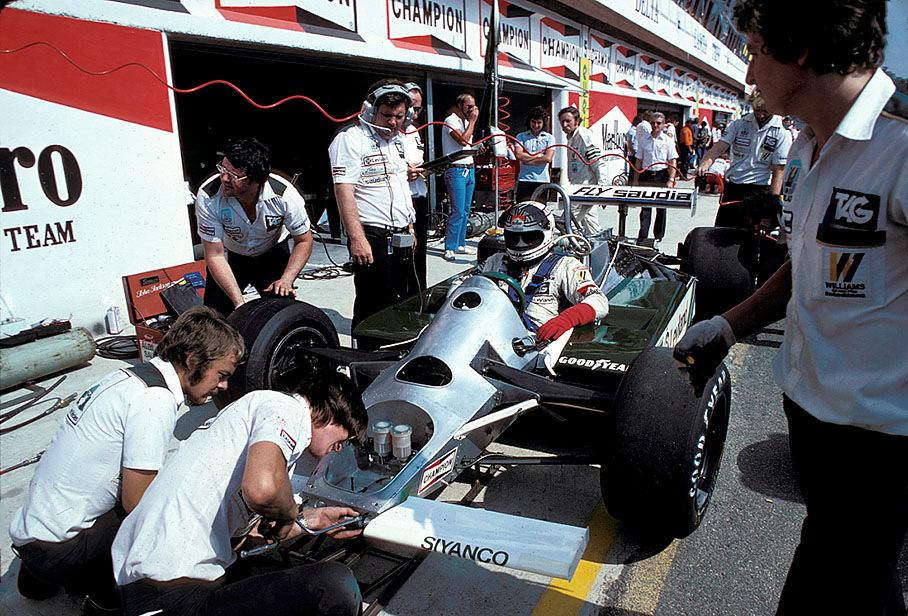 Alan Jones, Williams-Cosworth, Italian GP Imola 1980