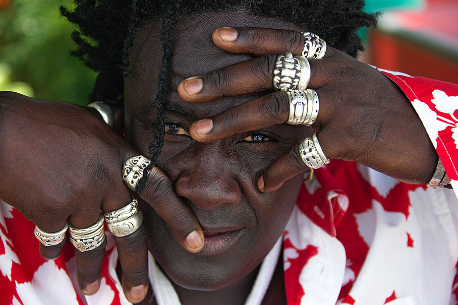Bijou designer Moko shows his collection of rings