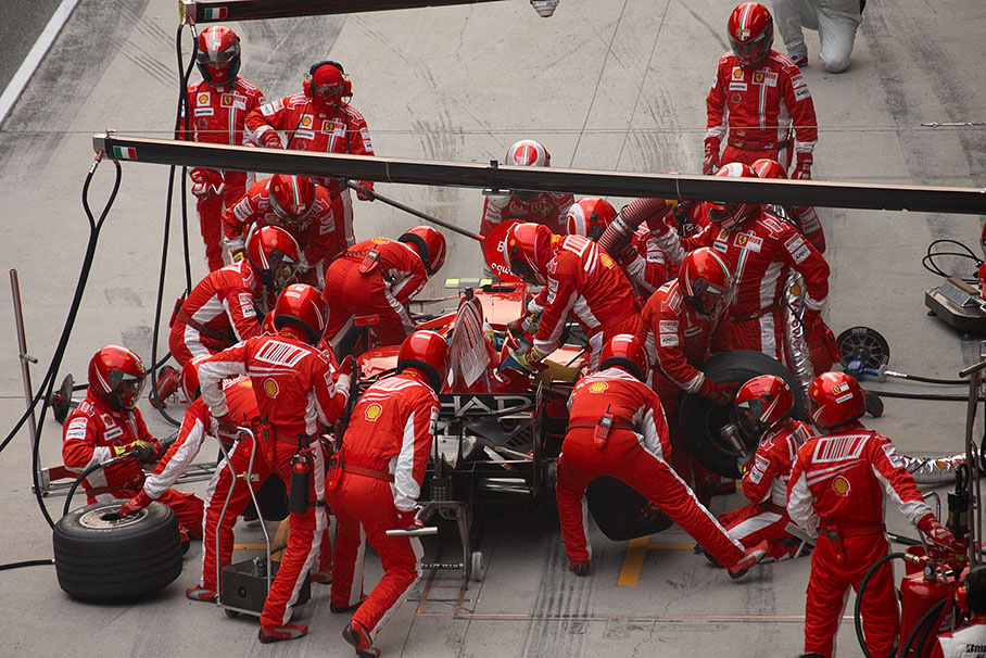 Pitstop of Felipe Massa, Scuderia Ferrari