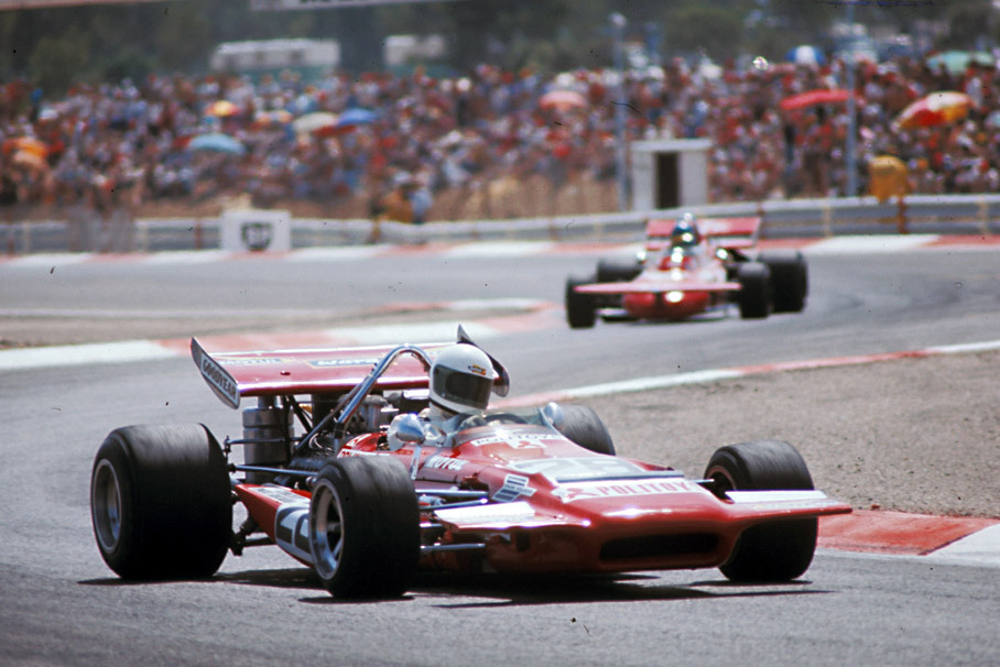 Jean Max in a March 701 at the French Grand Prix, 1971, his only race for the Frank Williams Team