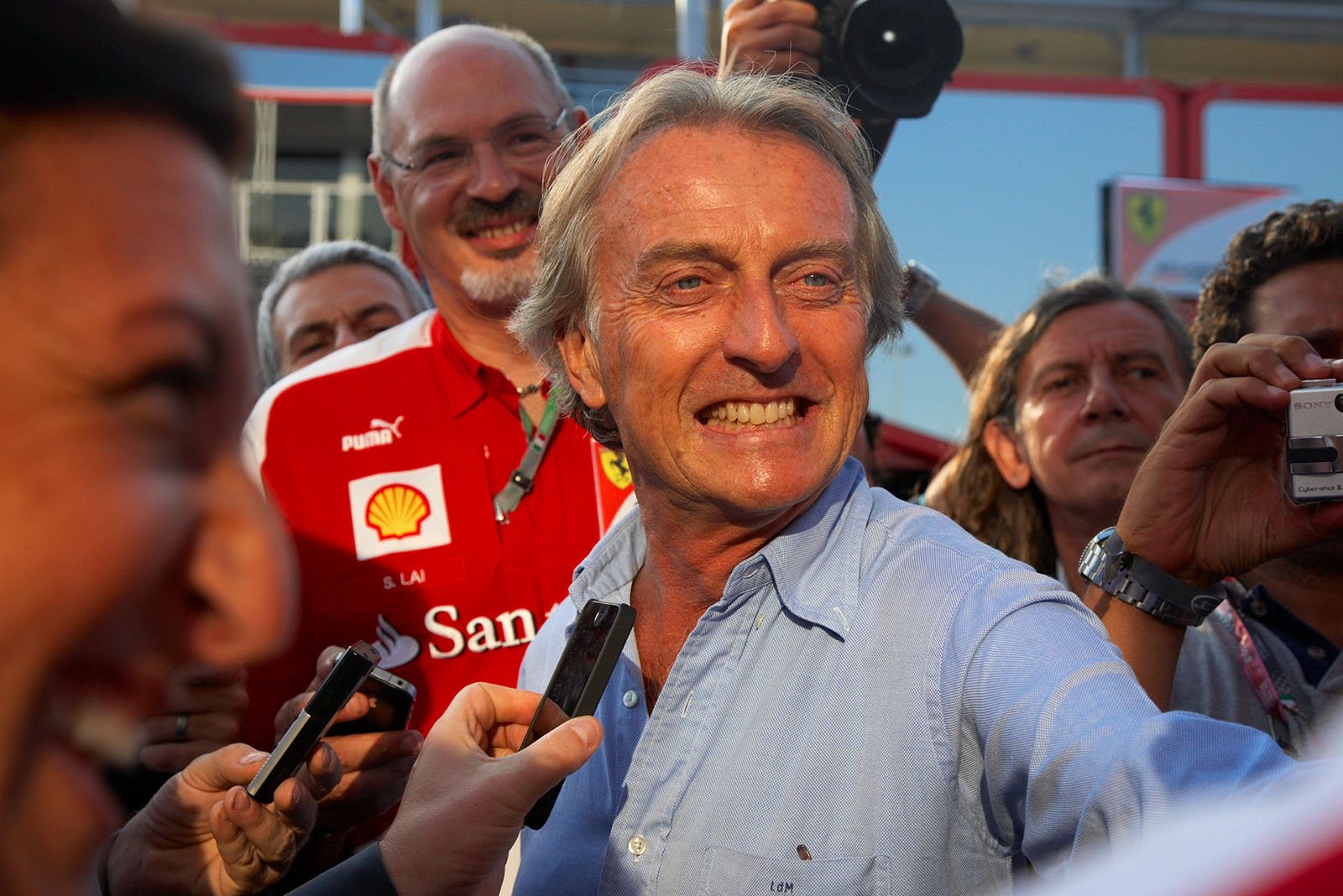 alonso kommt, luca strahlt