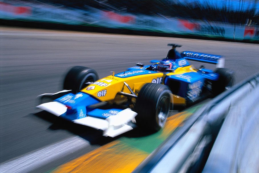 Brazilian GP 2002: Jarno Trulli in his Renault