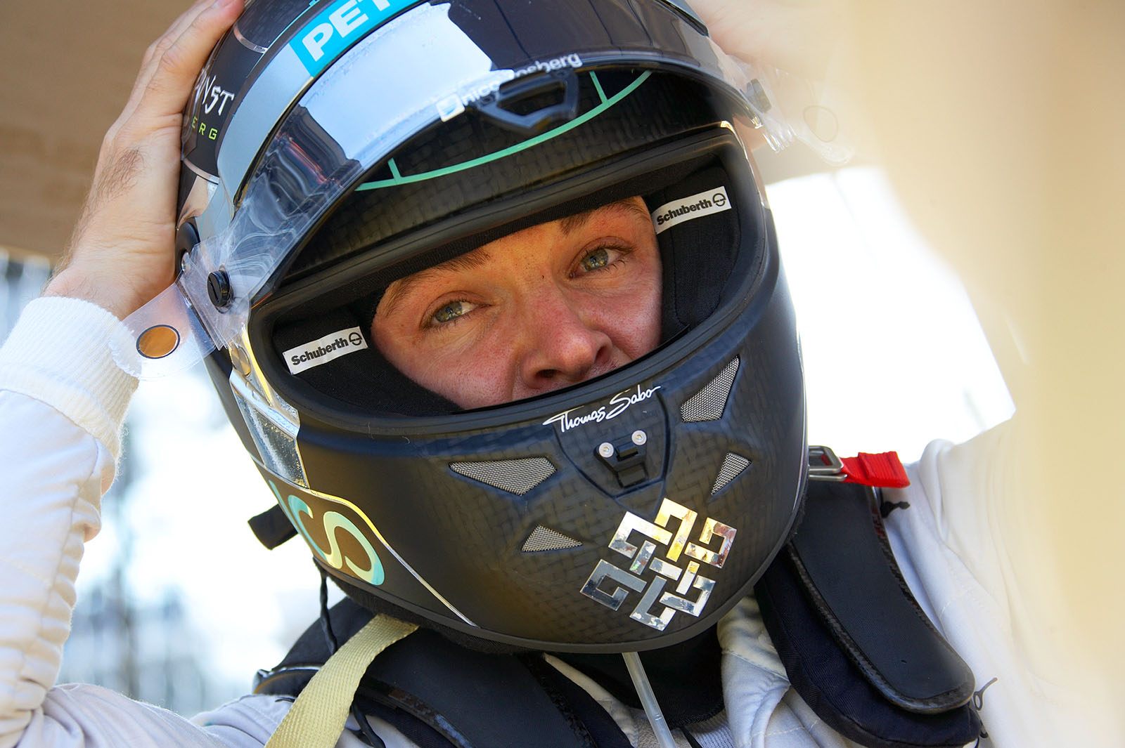 Nico Rosberg prepares himself for the race, Italian Grand Prix, Monza, 2014