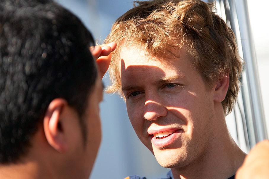 Sebastian Vettel of Red Bull Racing