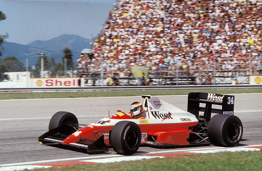 Bernd Schneider in his Zakspeed-Yamaha
