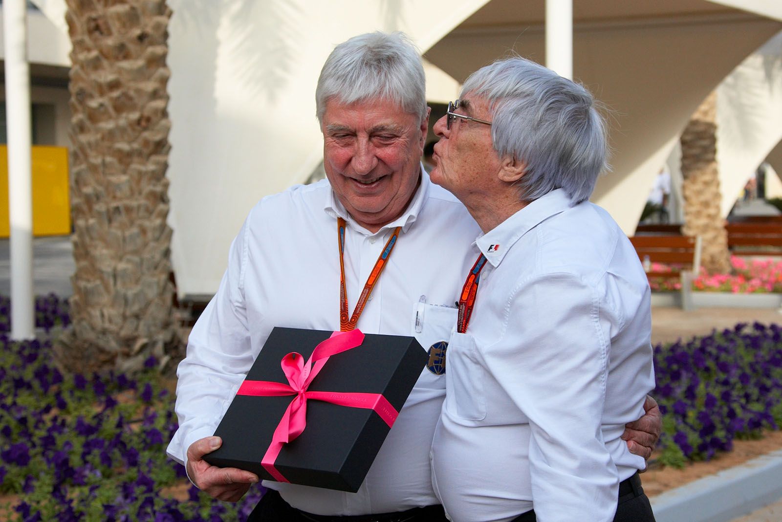 Farewell for Herbie Blash, the FIA's deputy race director at all Grands Prix since 1995, Abu Dhabi Grand Prix, 2016