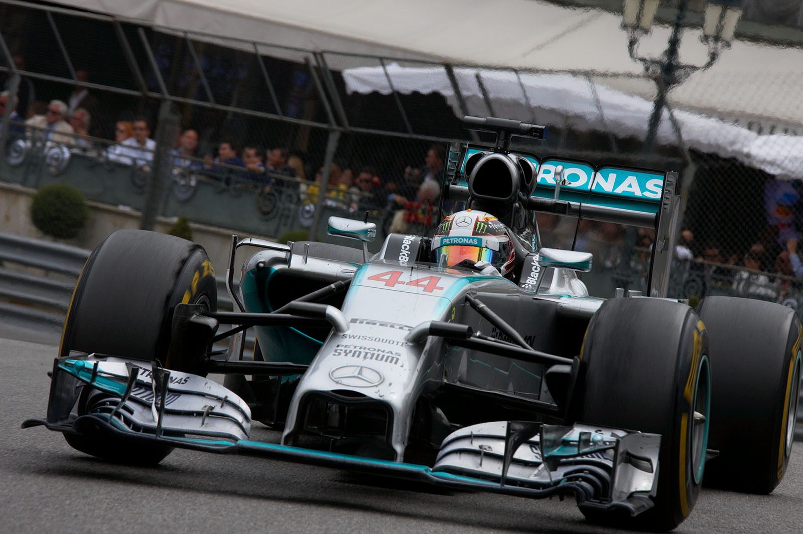 Briton Lewis Hamilton, Mercedes, Monaco Grand Prix, 2014