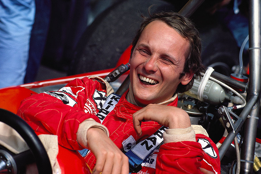 Ferrari driver Niki Lauda, Formula 1 World Champion 1975