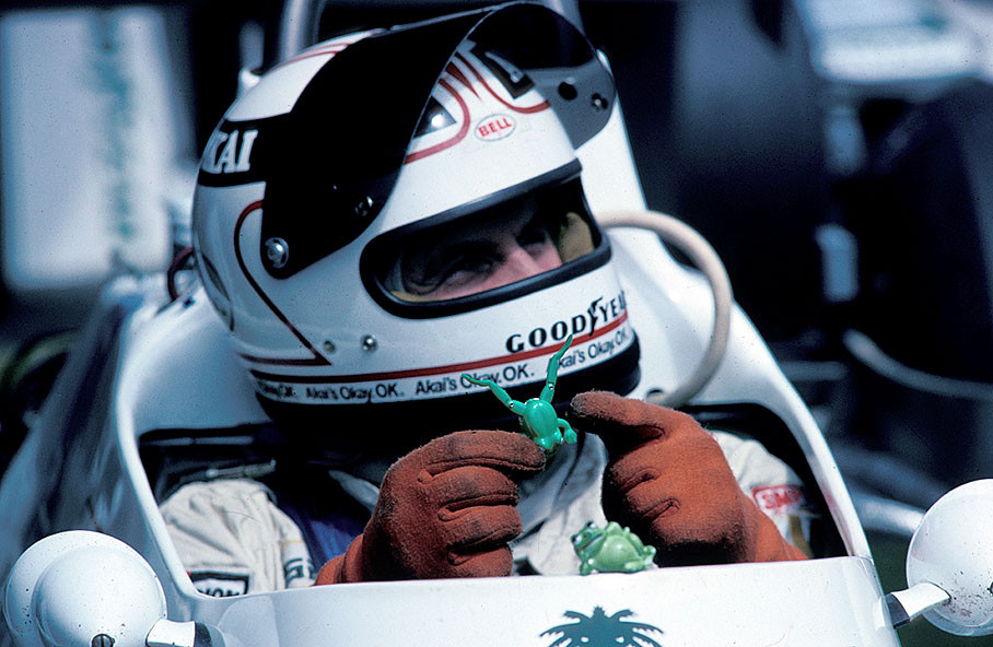 Alan Jones in his Williams-Cosworth cockpit, Austrian GP 1979