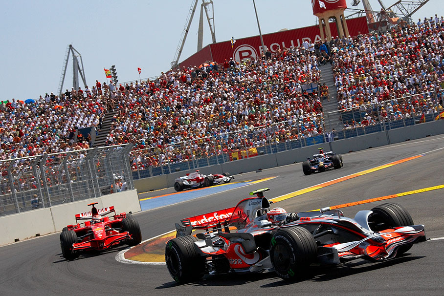 Kovalainen leads Raikkonen, Vettel and Trulli