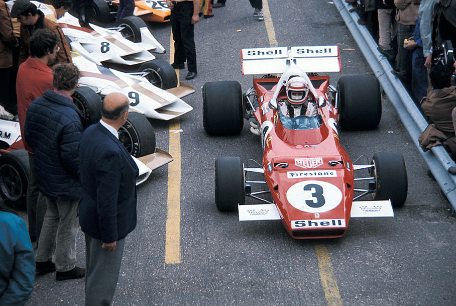 Clay Regazzoni in the Ferrari 312B2, Dutch GP Zandvoort 1971