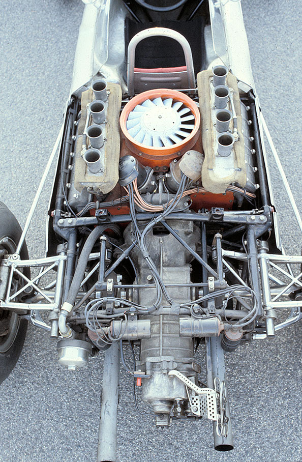 The winning race car of the French Grand Prix at Rouen-Les-Essarts, the Porsche 'Typ 804' 1962, driven to victory by the 'Eagle' Dan Gurney. It raced just in 1962  because Porsche built it for F1 only and stopped participating F1 in the end of the season.