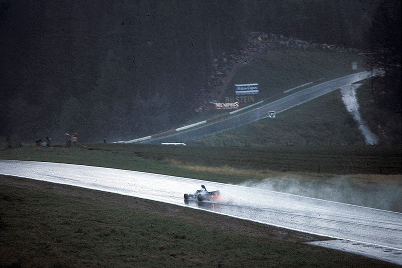 Jody Scheckter on Tyrrell-Cosworth 007, Austrian GP 1975