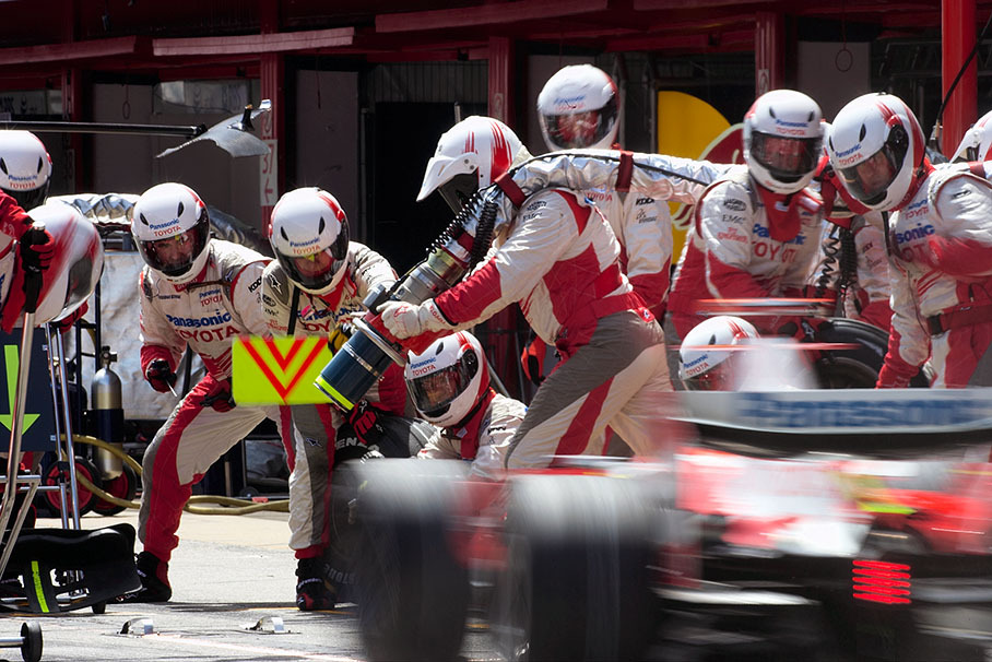 Ralf Schumacher in pits