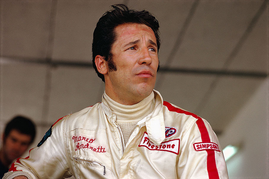Spanish GP 1970: Ferrari driver Mario Andretti