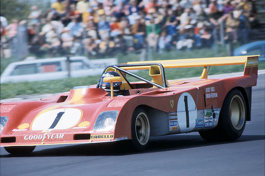 Jacky Ickx on the Ferrari 312 PB #0888