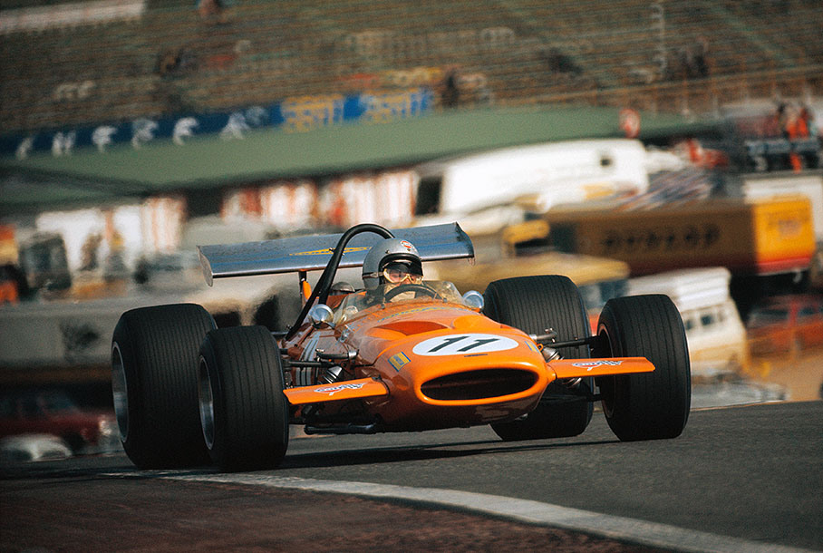 Bruce McLaren finishes as runner-up in his penultimate race, becoming second of te Spanish GP in Jarama 1970