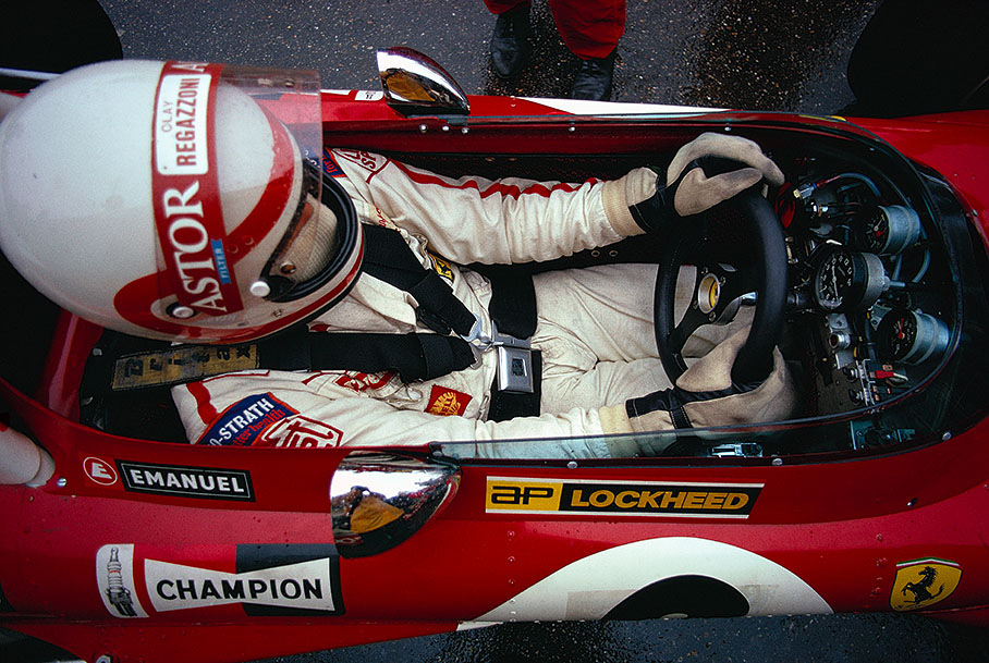 Clay Regazzoni's Ferrari cockpit