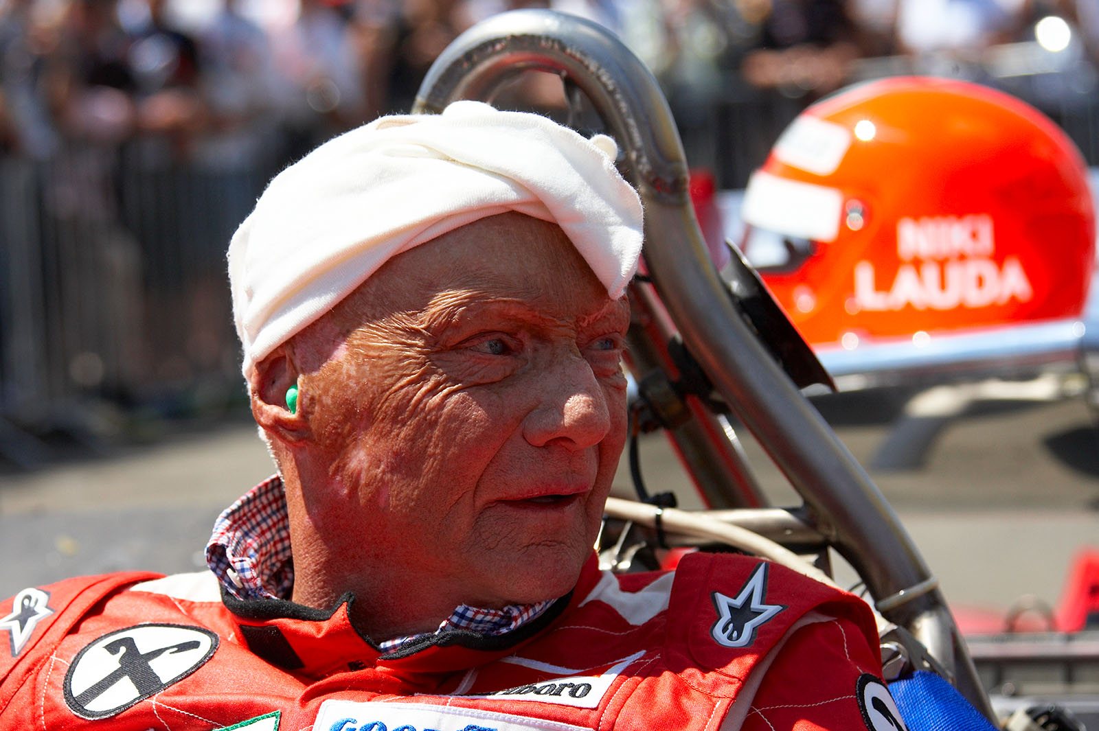 Austrian Niki Lauda, former three-times F1 World Champion, twice with Ferrari in 1975 and '77