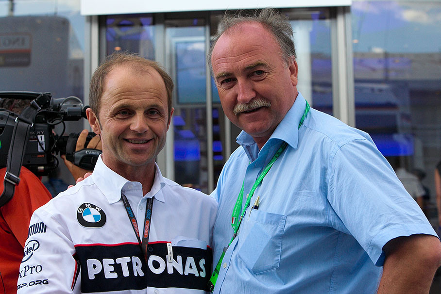 Jo Leberer with famous Austrian winemaker Willi Opitz.