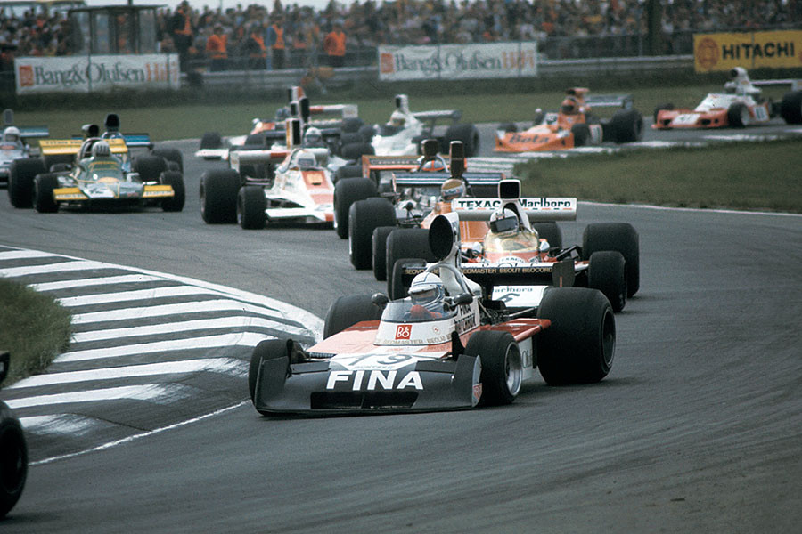 Jochen Mass on Surtees-Cosworth TS16