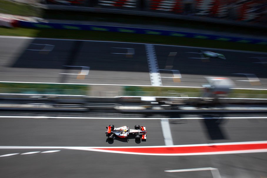 Lewis Hamilton, McLaren Mercedes, in pit lane