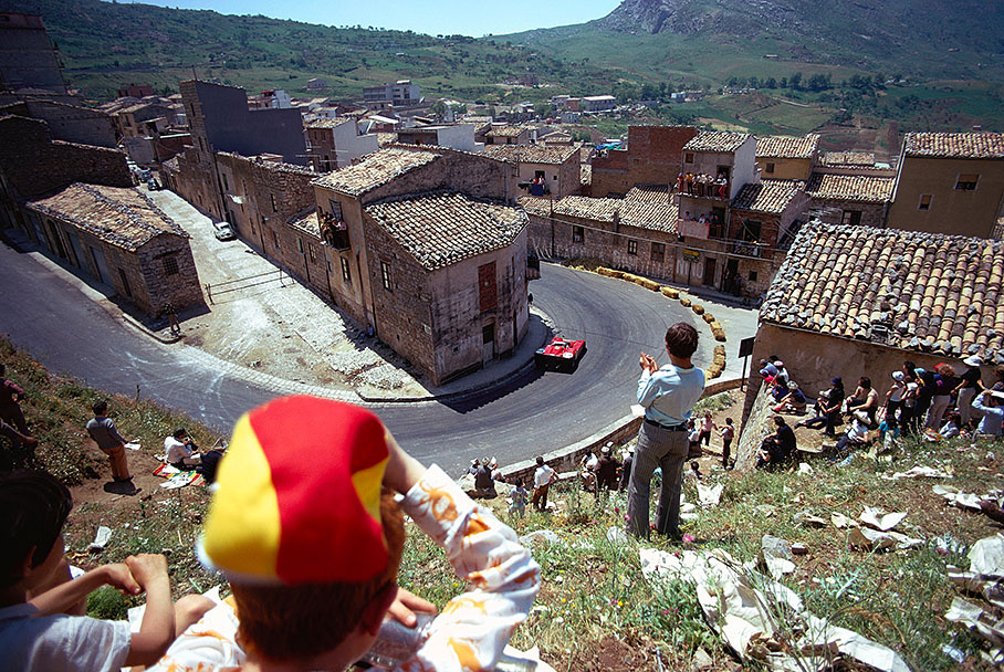 Second placed car of Targa Florio 1971: Alfa Romeo 33/3 (#2) driven by Andrea de Adamich and Gijs van Lennep