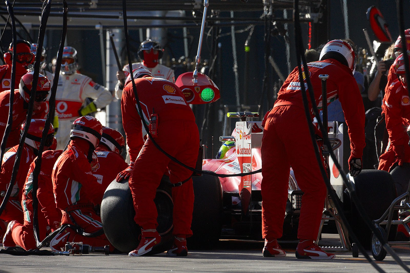 Pit stop of Felipe Massa, Ferrari