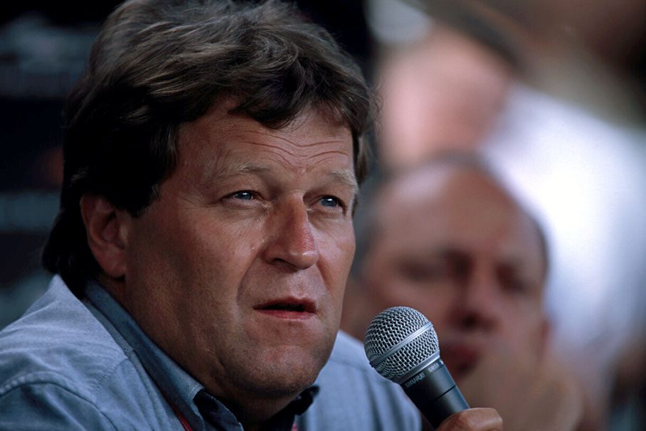 Norbert Haug at a press-conference