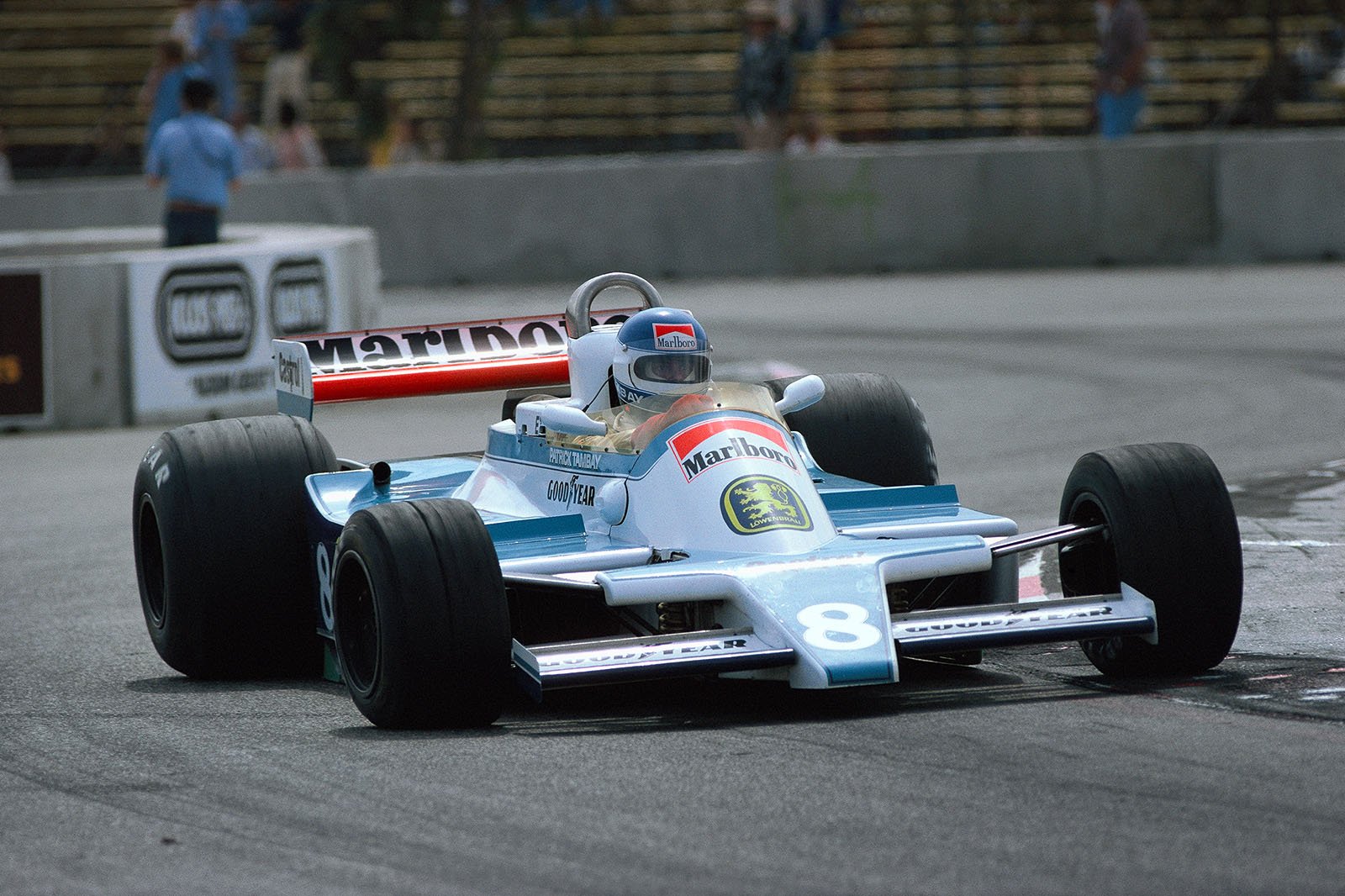 Patrick Tambay on McLaren-Cosworth, United States (West) GP, Long Beach 1979