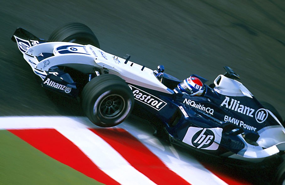 BMW Williams test driver Marc Gene replaces the handicapped Ralf Schumacher for the French GP 2004