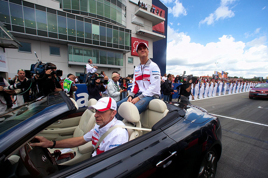 Ralf Schumacher appreciates a comfortable cruise in front of his home fans