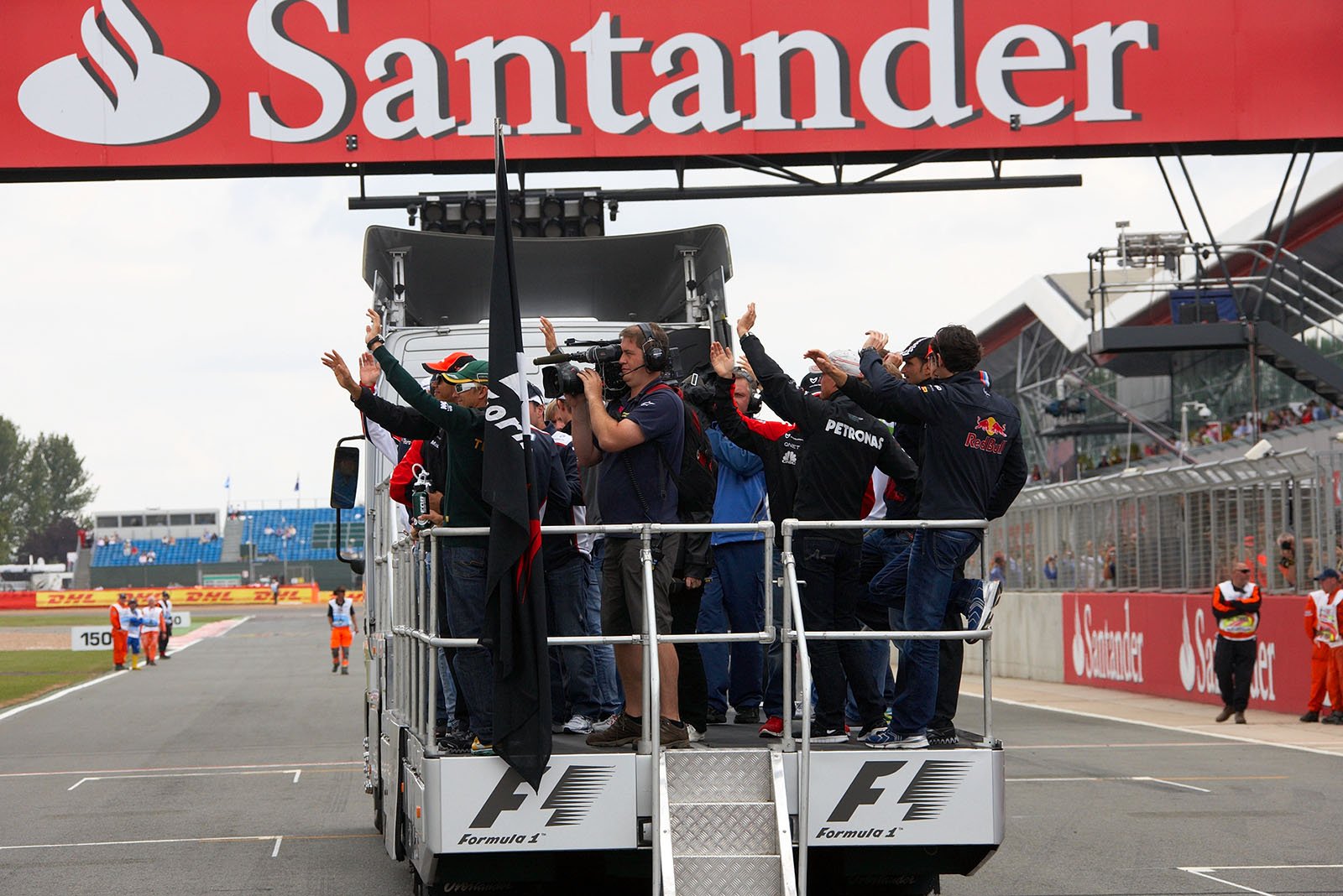 Drivers parade