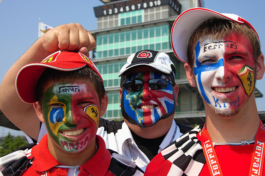 It seems that Ferrari needs a hard hat against the English pression ;)