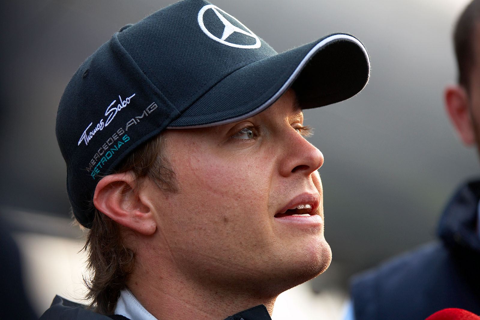 Nico Rosberg in a post race interview, Shanghai, Chinese Grand Prix, 2014