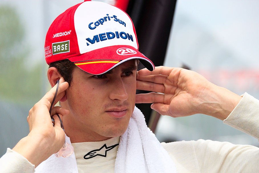 Adrian Sutil of Force India prepares for racing