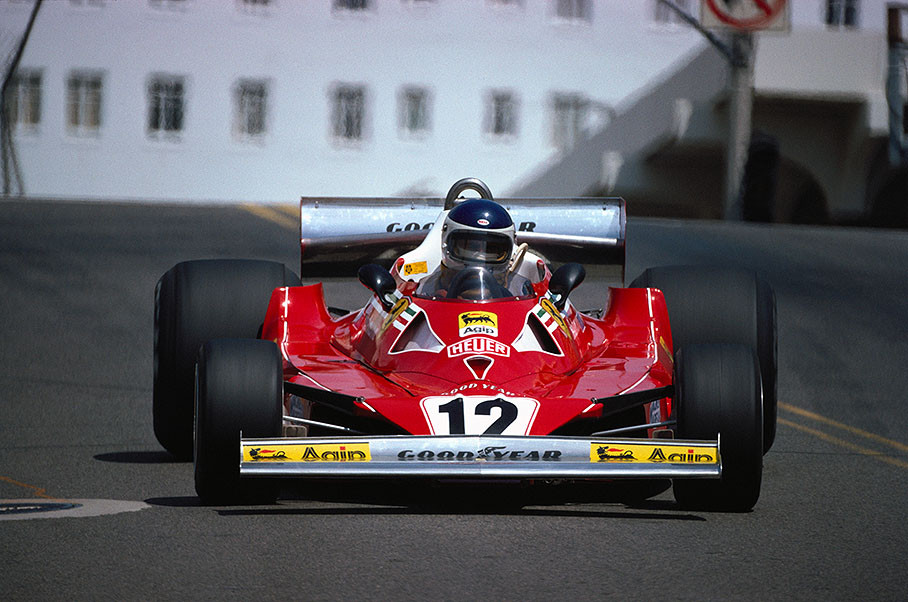 New Ferrari driver, Argentinian Carlos Reutemann, Ferrari 312T2