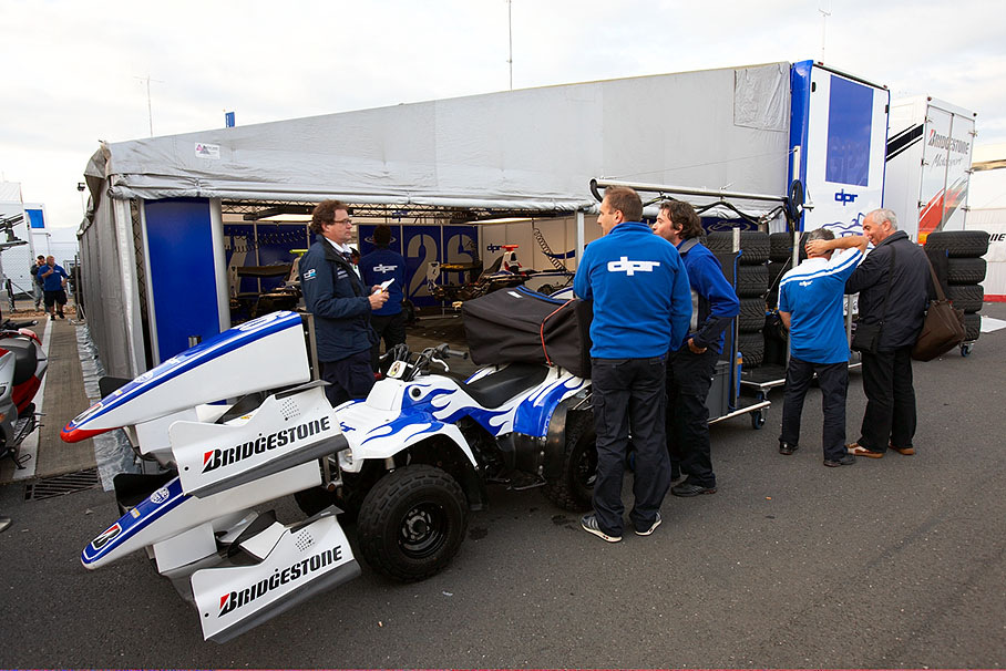 GP2 paddock