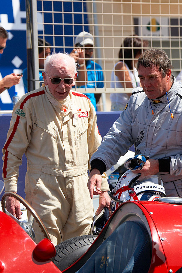 John Surtees (Formula 1 World Champion 1964) and Nigel Mansell (1992)