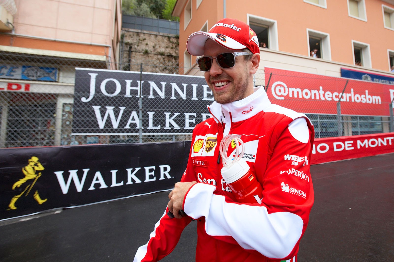 Ferrari driver Sebastian Vettel, Monte Carlo Grand Prix, 2016