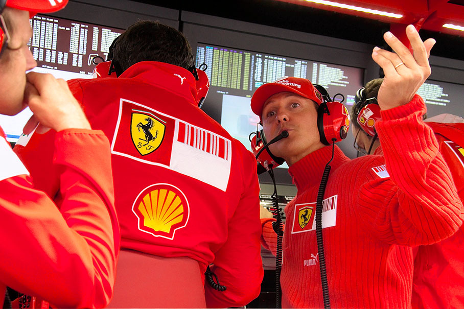 Even Ferrari advisor Michael Schumacher seems to have no clue
