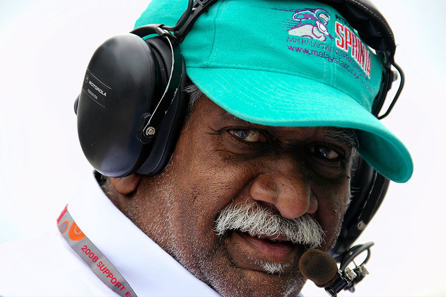 An experienced looking Malaysian marshal