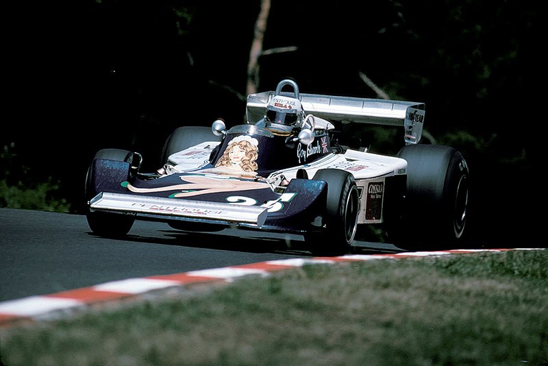 Guy Edwards on Hesketh-Cosworth 308D, German GP Nuerburgring 1976