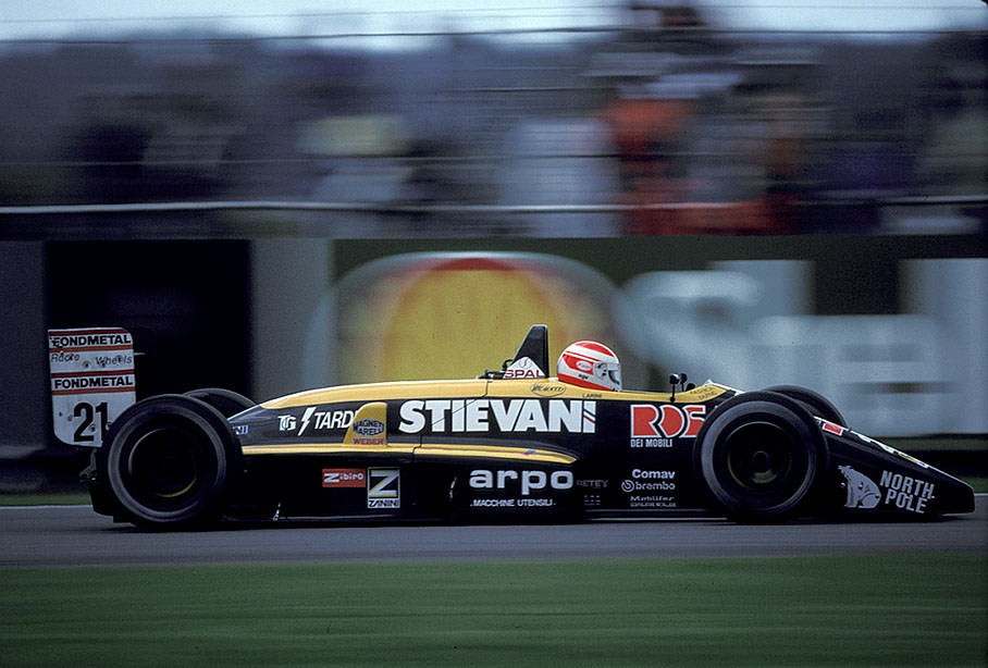 Nicola Larini in an Osella-Alfa Romeo