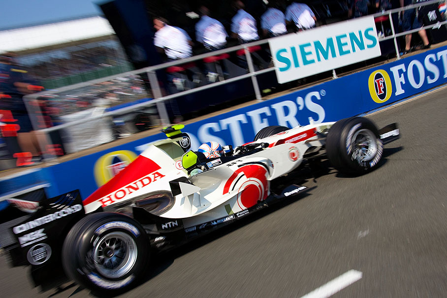 Honda test driver Anthony Davidson made second best time on Friday's first free practice session